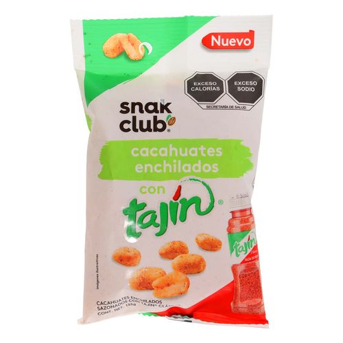 Cacahuates Snak Club Enchilado 135g