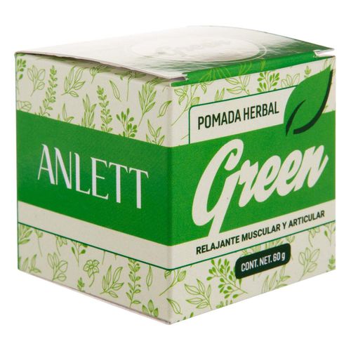 Pomada herbal green Anlett 60ml