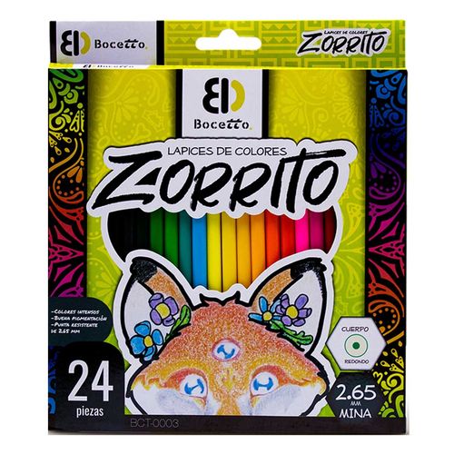 Colores Quales 24Pz Madera Largos
