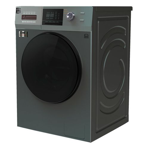 Lavasecadora White Westinghouse Inverter de 12KG Lavado 8KG de Secado Gris