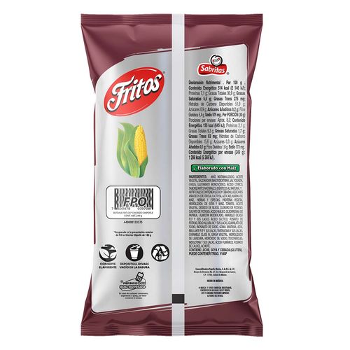 Botana Sabritas Fritos Chorizo 249g