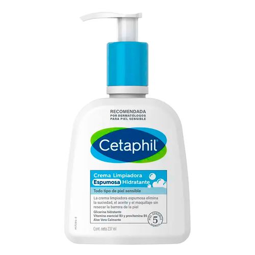 Crema Limpiadora Espumosa Cetaphil Hidratante 237ml