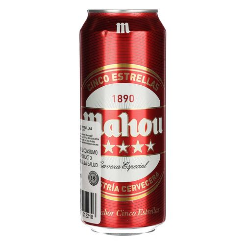Cerveza Mahou 5 Estrellas 500ml