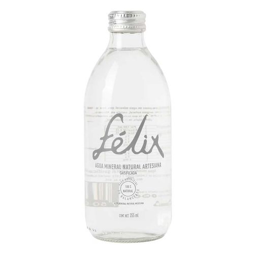 Agua Mineral Félix Gasificada 355ml