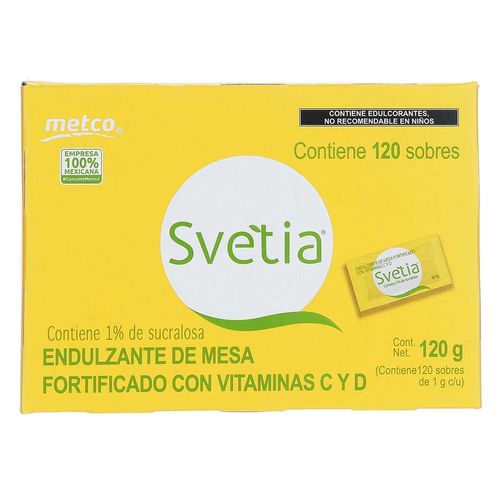 Endulzante Metco Stevia Sucralosa 120g