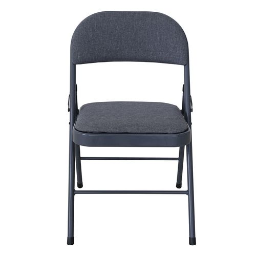 Silla Home Line Plegable Metálica con Cojín  FW-9-777 Gris