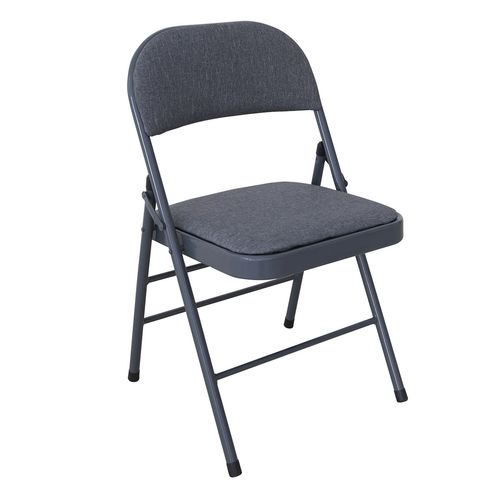 Silla Home Line Plegable Metálica con Cojín  FW-9-777 Gris