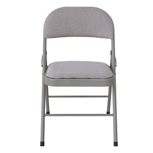 Silla Home Line Plegable Metálica con Cojín  FW-9-777 Beige