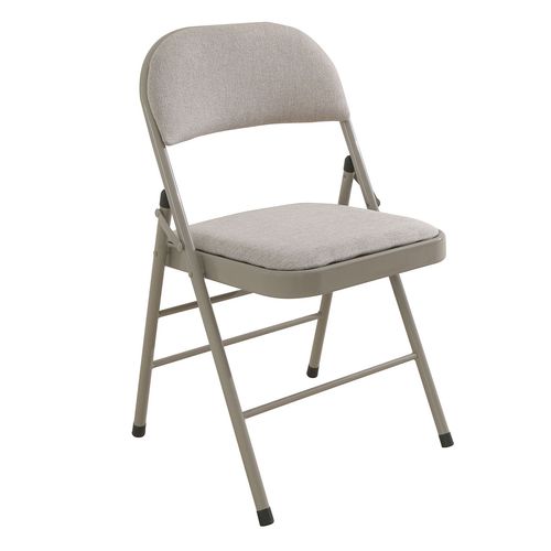 Silla Home Line Plegable Metálica con Cojín  FW-9-777 Beige