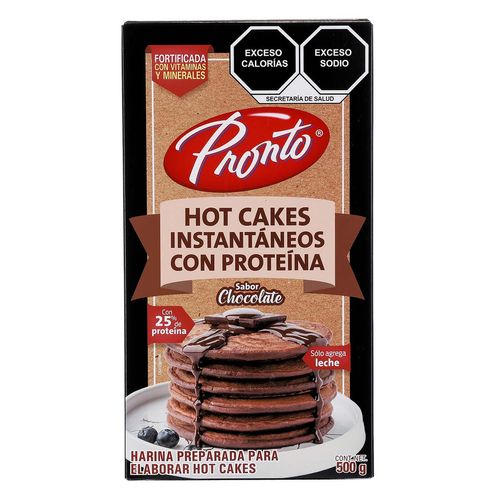Harina Pronto Hot Cake Proteína Chocolate 500g