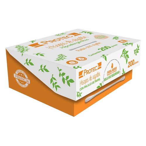 Hisopos Ecobox Protec con 200 Piezas