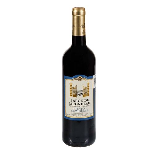 Vino Tinto Frances Baron de Lirondeau 750ml