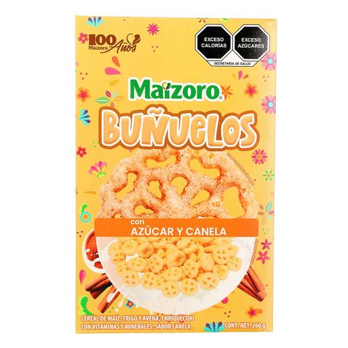 Cereal Maizoro Buñuelos Sabor Canela 260g