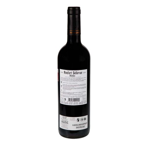 Vino Tinto Frances Monfort Bellevue 750ml