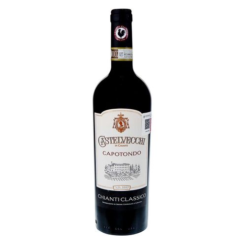 Vino Tinto Italiano Castelvecchi Chianti Capotondo 750ml