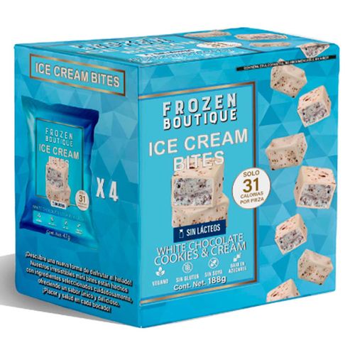 Helado Frozen Boutique Bites Cookies and Cream 188g