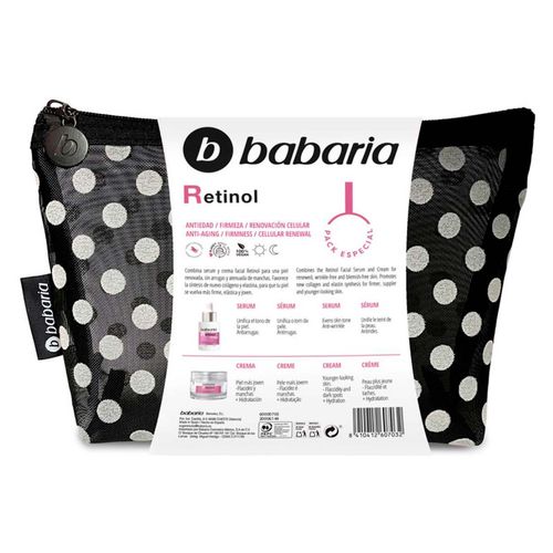 Kit Rutina Facial Babaria Crema y Serum Retinol 2 piezas