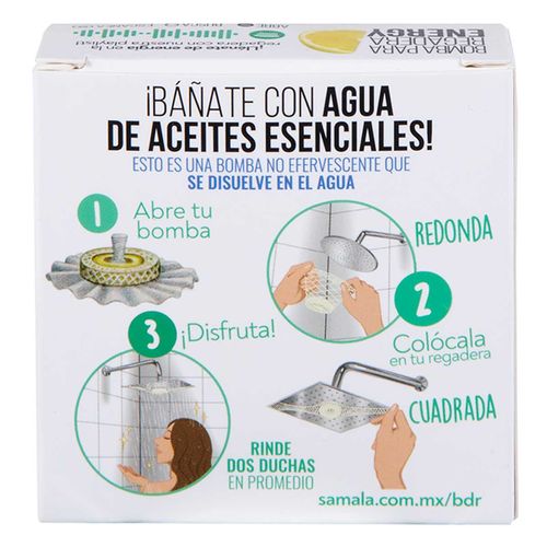 Bomba para Regadera Samala Energy Cítrico 40g