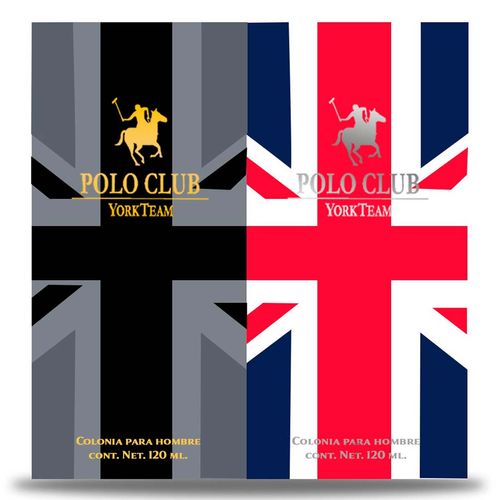 Two Pack Colonia Polo New England Black/White para Hombre 120ml c/u