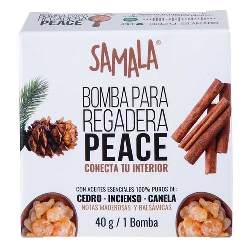 Bomba para Regadera Samala Peace Notas Maderosas y Balsámicas 40g