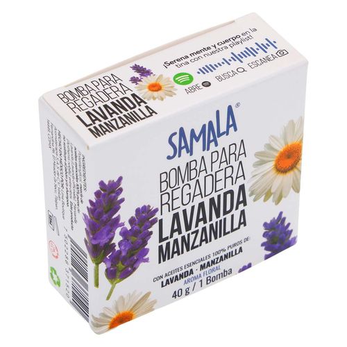 Bomba para Regadera Samala Lavanda Manzanilla 40g