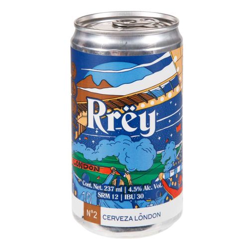 Cerveza Rrey London Lata 237ml