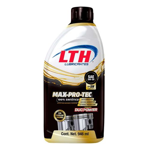 Aceite para Motores a Gasolina con Duo Power LTH MAX-PRO-TEC 946ml