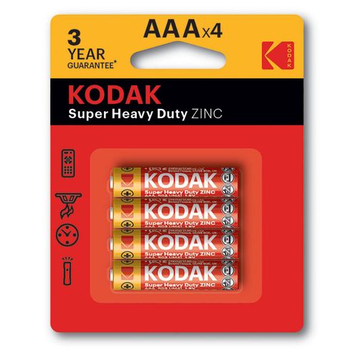 Batería Kodak Photografic ZINC AAA (4 pack)