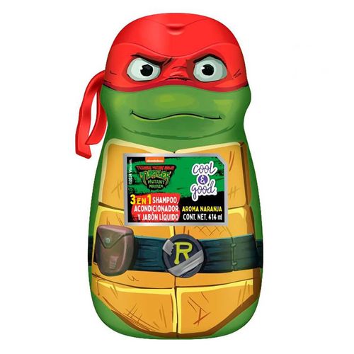 Shampoo Cool&Good 3D Tortugas Ninja Raph 414ml