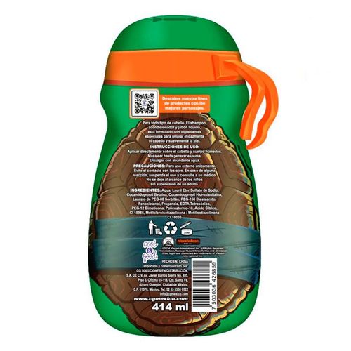 Shampoo Cool&Good 3D  Tortugas Ninja Mike 414ml