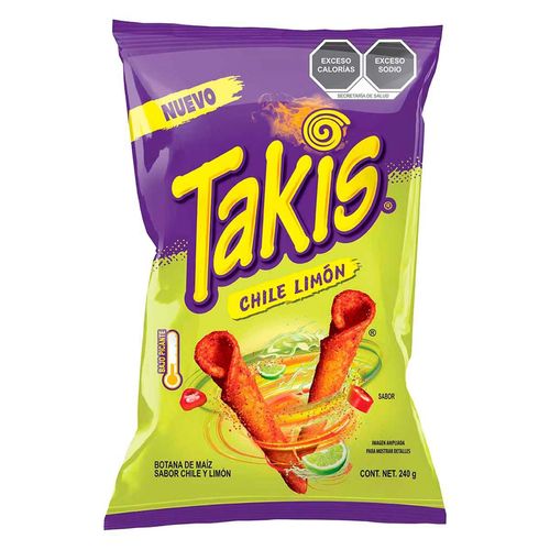 Botana Takis Chile/Limón 240g