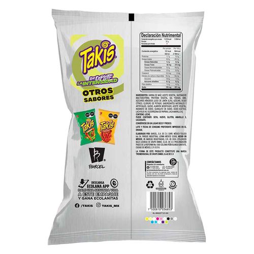 Botana Takis Chile/Limón 240g