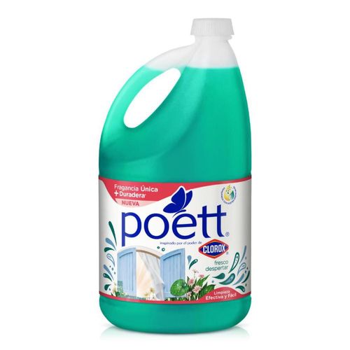 Limpiador Multiusos Aromatizante Poett Fresco Despertar 4L