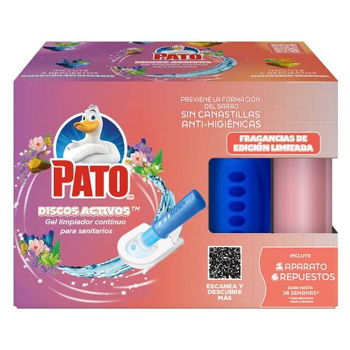 Gel Limpiador Pato Pack Disc Activos