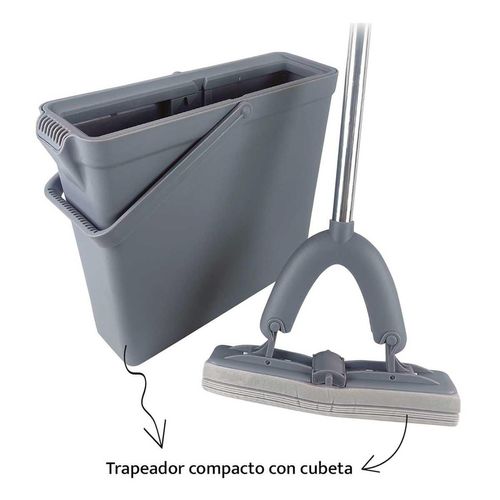 Supersharp Trapeador Mariposa Compacto con Cubeta