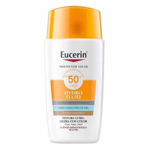 Eucerin Sun Face Hydro Fluid FPS50+ Tono Medio 50ml