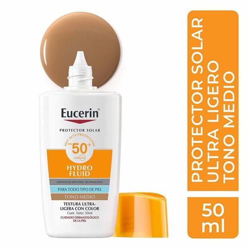 Eucerin Sun Face Hydro Fluid FPS50+ Tono Medio 50ml