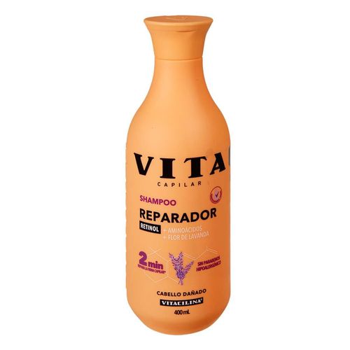 Shampoo Capilar Reparador Vitacilina Flor de Lavanda 400ml