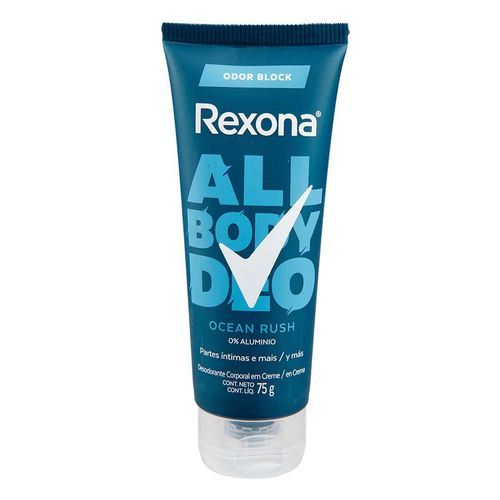 Desodorante en crema Rexona Men All Body Ocean Rush de 75g