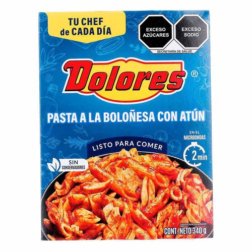 Pasta Dolores Boloñesa con Atún 340g