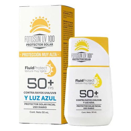 Protector Solar Facial Fotosun UV Fluid Protect FPS 50+UVA/UVB Ligero 50ml