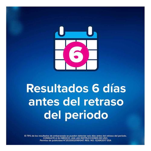 Prueba De Embarazo Clearblue 1 Pieza