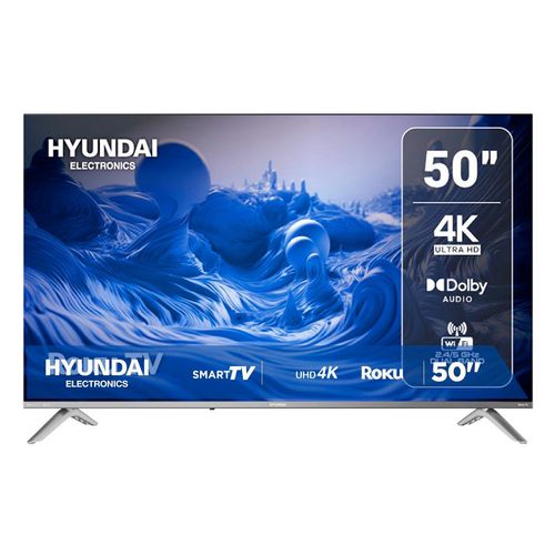 Pantalla Hyundai LED 50 Pulgadas Smart 4K UHD 23R4KM