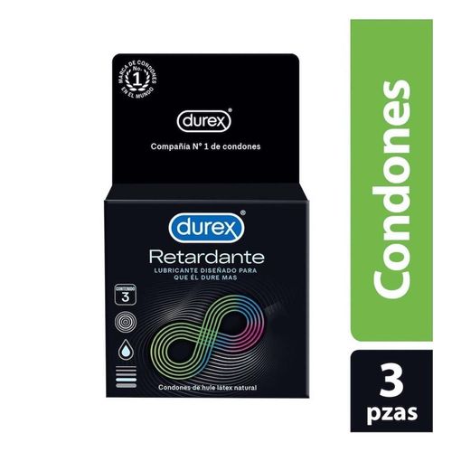 Condones de Látex Durex Retardante 3 Condones