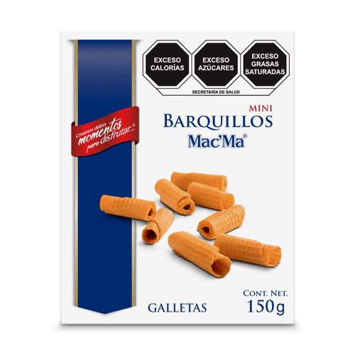 Galleta MacMa Barquillos Finas 150g