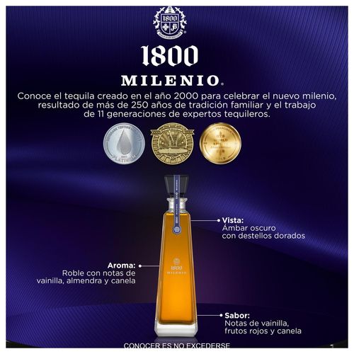 Tequila 1800 Milenio Extra Anejo 700ml