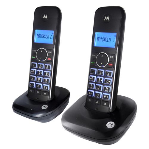 Teléfono Motorola Inalámbrico 2 piezas MOTO500ID-2