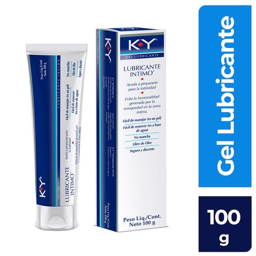 Lubricante Íntimo en Gel K-Y Vaginal 100g