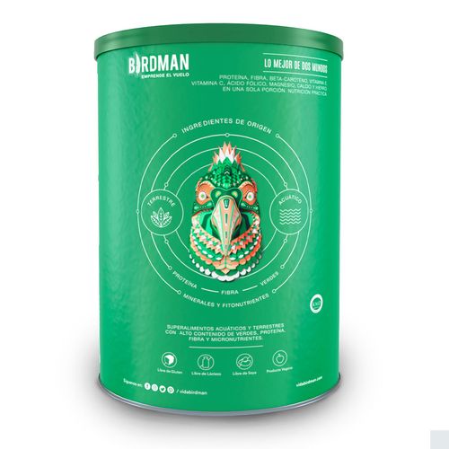 Complemento Alimenticio Vegetales Proteína Parrot Matcha 900g