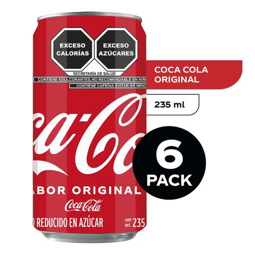 Refresco Coca-Cola Original 6 Pack 235ml